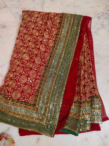 Zari Work In Full Saree Just Wear A Look Gorgeous