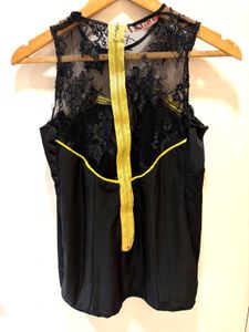 Beautiful Lace Detail Sleeveless Top