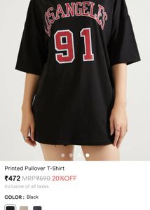 Los Angeles 91 Oversized Tee