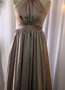 Elegant satin Maxi Dress
