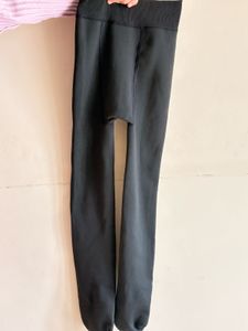 Black Casual Leggings