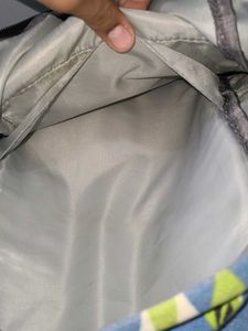 Blue Fish Print Backpack