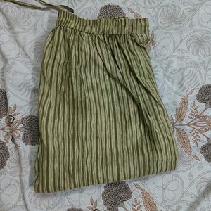 Green Printed Kurta Set