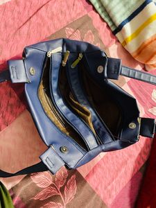 Stylish Navy Blue Shoulder Bag
