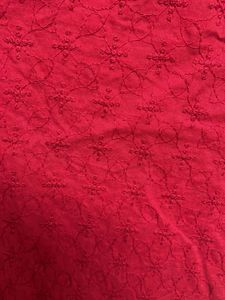 Red Cotton Kurta