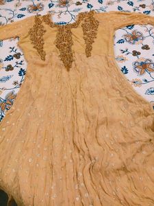 Elegant Peach Anarkali