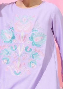 Elegant Lavender Kurta Set