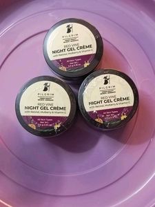 Pack Of 3 Pilgrim Night Gel Creme