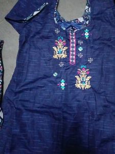 Embroidery Kurti Set Kids