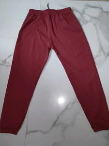 Pink Joggers with Glitter Stripe
