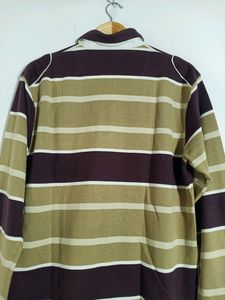 Monte Carlo Brown Striped T-Shirt (Men&#39;s)