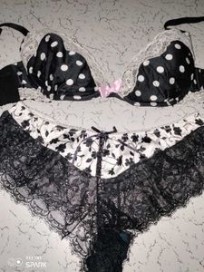 Polka Dot Lingerie Set