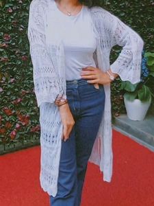 White Net Shrug