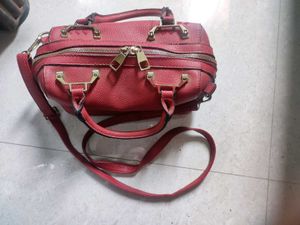 Maroon Handbag