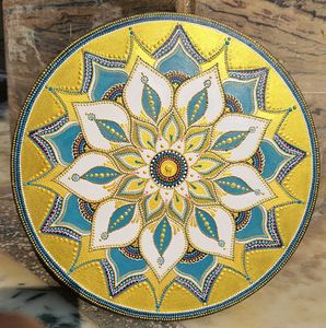 dotting mandala wall decor 😍✨️