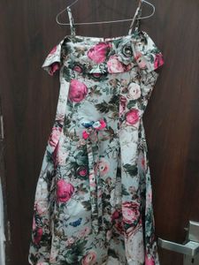Floral Print Sun Dress just like new