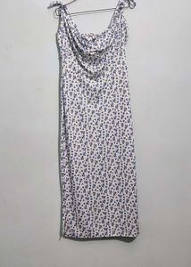 Floral Dress With Tie-up Straps