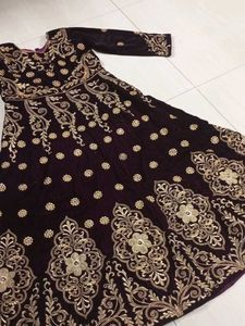 Burgundy Long Maxi Gown