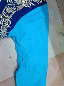 Blue Anarkali