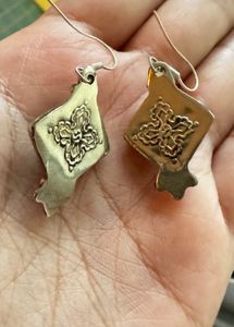 Tibetan Turquoise Coral Earrings