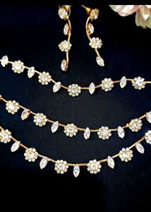 AD Stone Necklace Set