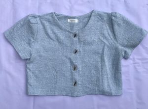 Knitted Cropped Cardigan
