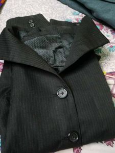 Pinstripe Blazer