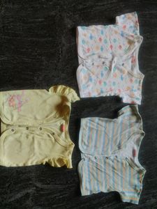 Babyhug Tshirts 0-3M Combo Of 3