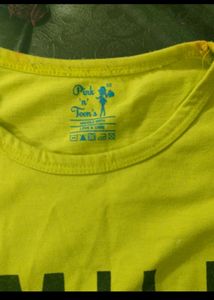 Lime Green T-shirt For Girls