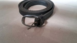 Classic Black Leather Belt