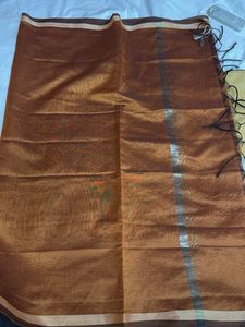 Brown Banarasi Dress Material