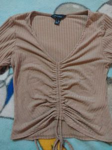 New Look Ruched Front Top
