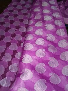 Elegant Purple Ethnic Dress Material