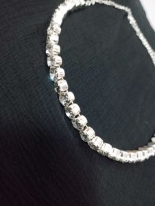 Sparkling Silver Necklace