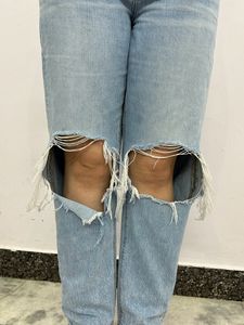 Blue Ripped Denim