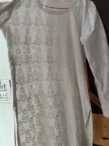 Elegant White Kurta