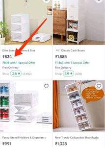 6 Layer Stackable Multifunctional Storage Shelf
