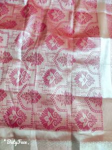 Golden Tissue Saree With Blouse