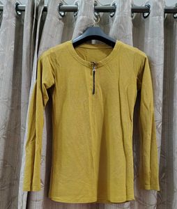 Mustard Long Sleeve Top