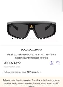 Dolice And Gabbana Sunglasses