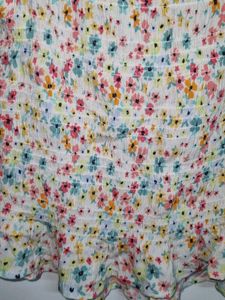 Floral Smocked Top