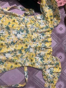 Floral Print Mini Dress