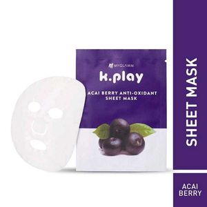 MyGlamm K.Play Acai Berry Anti-Oxidant Sheet Mask