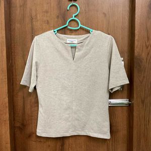 Casual Beige Top