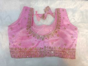 Pink Embroidered Blouse