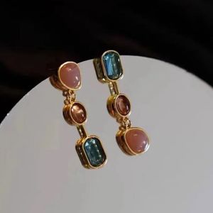 Gemstone Dangle Earrings