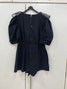 DRAMA ALERT! 🖤RIVER ISLAND Swiss Dot RuffleRomper