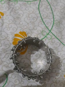 Silver Bangle Bracelet( For Navratri)