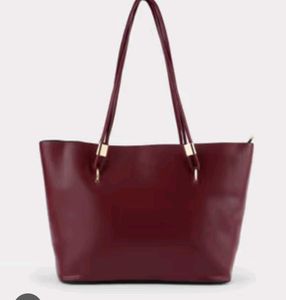 RSVP Classic Maroon Tote Bag