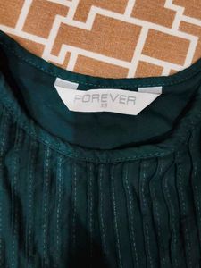 Elegant Green Tunic Top